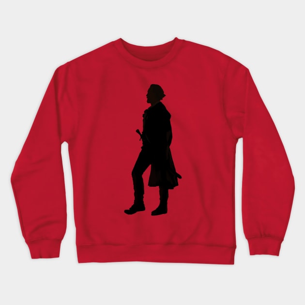 Captain Flint Silhouette Crewneck Sweatshirt by byebyesally